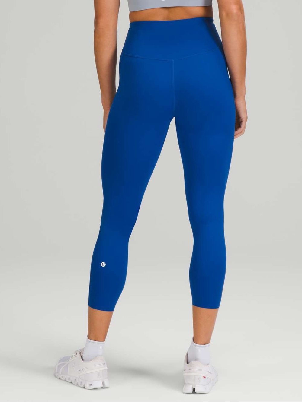lululemon athletica Blue High-Rise Cropped Leggings